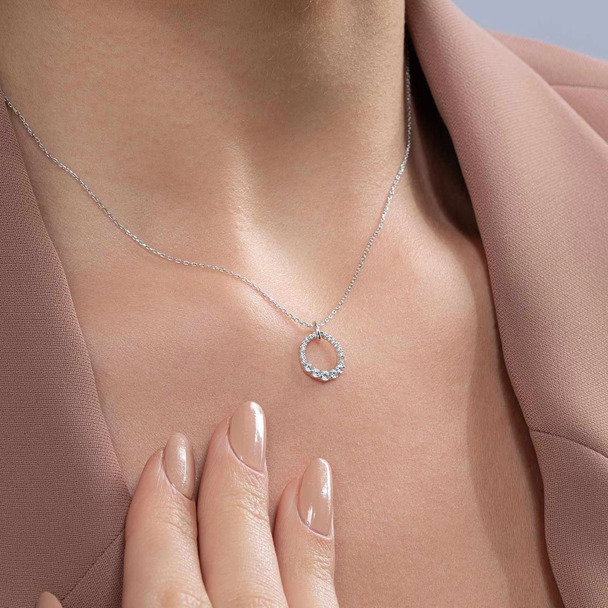 0,26 Karat Fantezi Pırlanta Kolye
