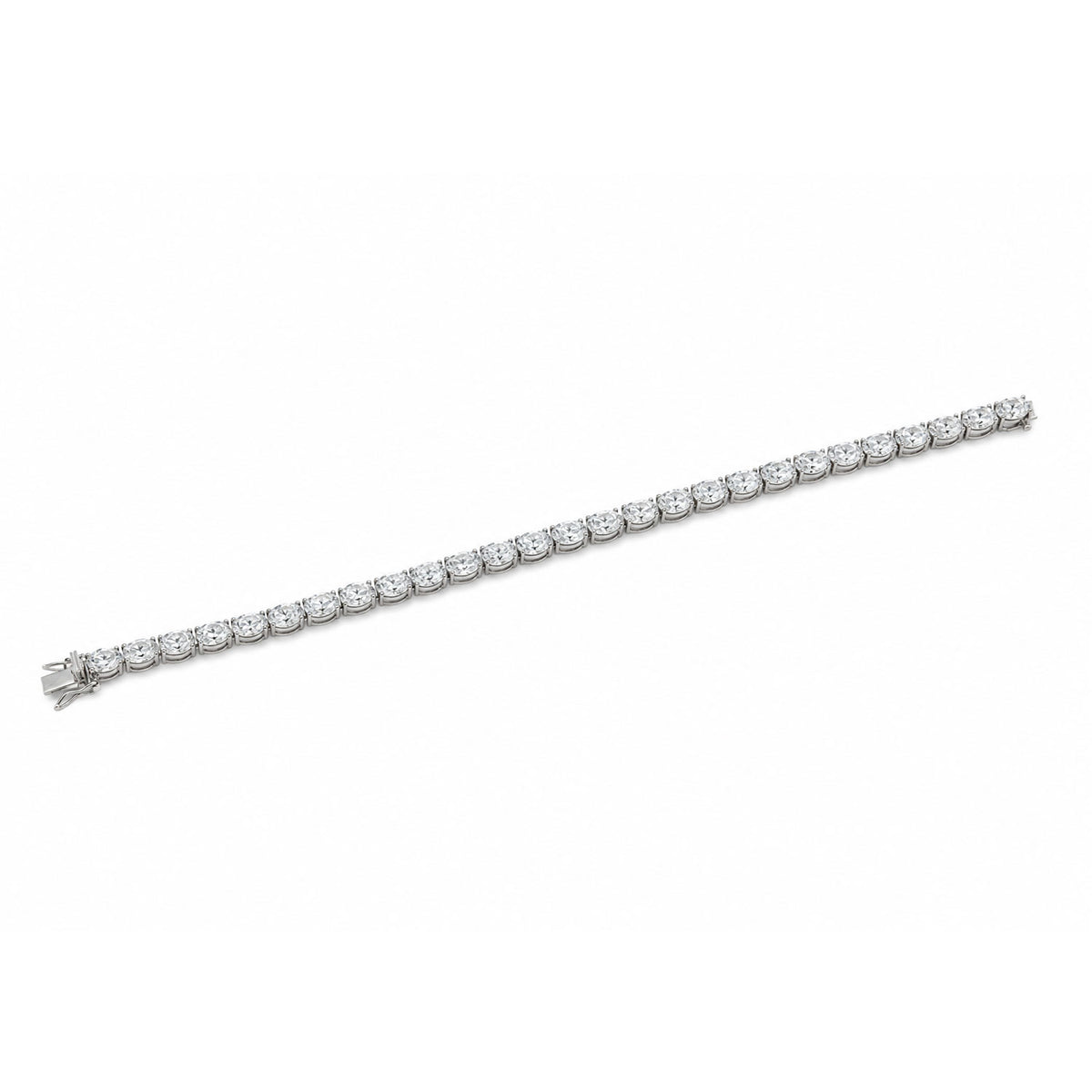 13,61 CT Laboratuvar Pırlanta Oval Su Yolu Bileklik EBLK19-B